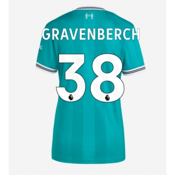 Billige Fotballdrakt Liverpool Ryan Gravenberch #38 Replika Tredjedrakt Dame 2025-26 Kortermet